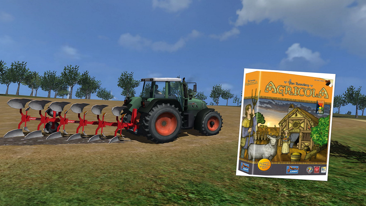 [18/08/2014] Der Landwirtschaftssimulator war gestern - heute spielen wir Agricola. In der Rolle von Bauern müssen wir unsere Familie ernähren und uns durch Überproduktion etwas Wohlstand zu sichern. Dabei entscheiden wir nicht nur, wann was auf den Feldern angepflanzt wird, sondern auch, wie groß unsere Familie sein soll und welche berufliche Laufbahn die einzelnen Mitglieder einschlagen sollen. Anhand dieser Entscheidungen müssen wir unseren Hof wachsen und gedeihen lassen.
