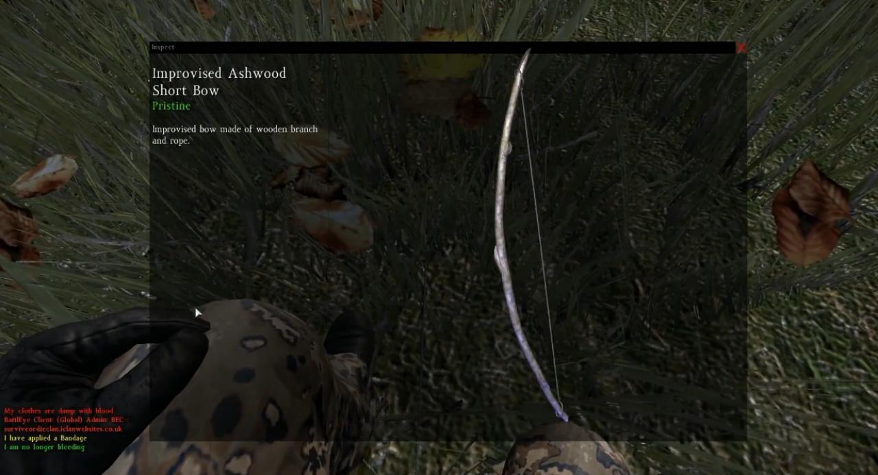 [21/08/2014] DayZ Guide zum improvisierten Kurzbogen in 0.48