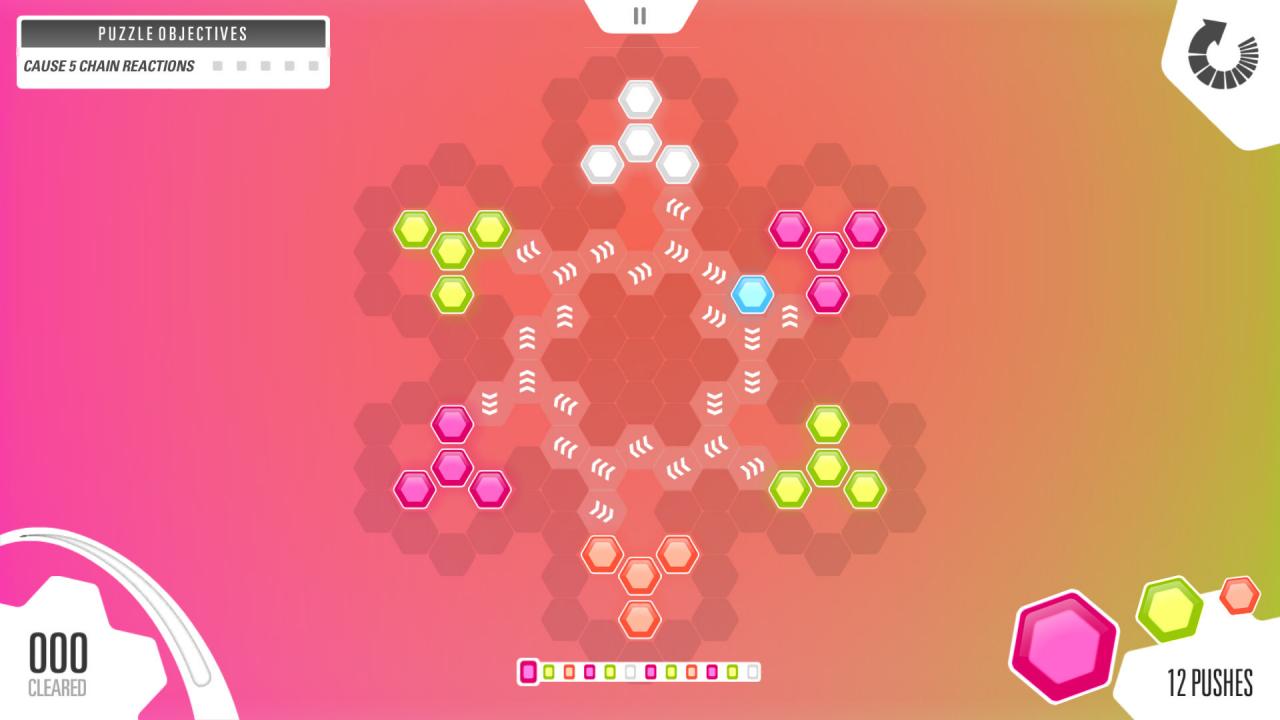 [29/08/2014] Fractal: Make Blooms Not War - Ein Puzzle etwas anderer Art: In Fractal verschiebt ihr Sechsecke und stellt blumenförmige Muster her, die Kettenreaktionen auslösen.