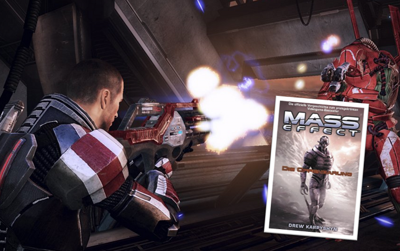 [12/08/2014] Wer nicht genug von den Mass Effect-Games bekommen kann, sollte einen Blick auf die passende Buch-Reihe werfen. Dafür konnte sich Drew Karpyshyn, ehemaliger Mitarbeiter von Bioware, als Autor finden und so den Fans weiteren Stoff des beliebten Universums bieten. Neben Büchern gibt es auch Comics, die die Geschichten aufgreifen und fortführen.