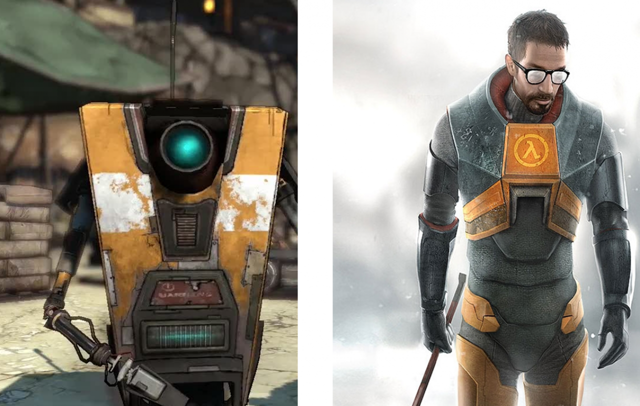 [16/09/2014] Im Falle von Claptrap und Gordon Freeman ziehen sich wohl eher Gegensätze an. Wer den kleinen Roboter ertragen will, muss starke Nerven und ein geduldiges Gehör für sein pausenloses Geplapper haben. Wer würde sich da besser eignen, als eine Person, die sowieso lieber zuhört, als redet. Gordon wäre für diesen Job wohl der Richtige.