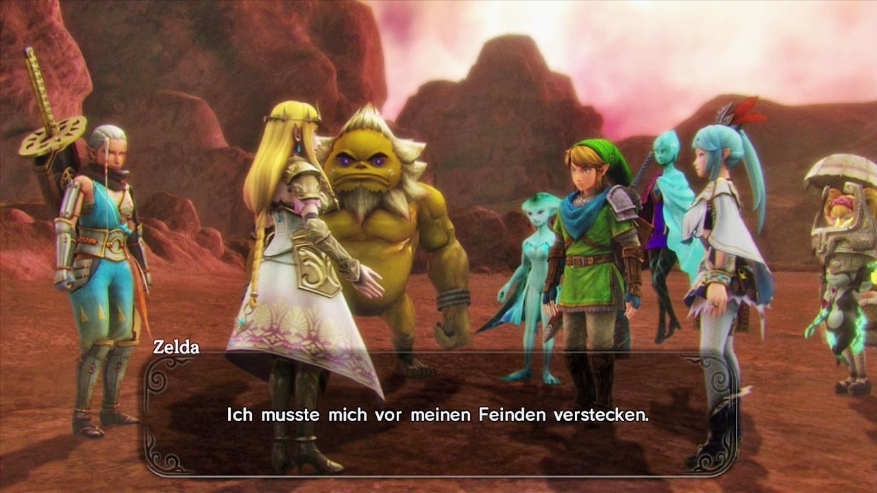 [18/09/2014] Eine Sprachausgabe ist auch in Hyrule Warriors immer noch tabu. Unterhalten wird sich nur in Textform samt den bekannten Lauten wie Seufzern oder Lachern.