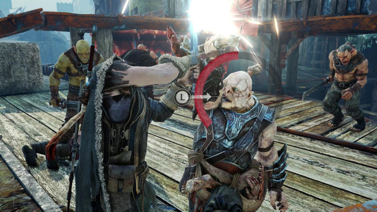 [19/09/2014] Geschwächte Hauptmänner befördert ihr per Quick-Time-Event ins Jenseits. Das ist gerade zu Anfang überraschend knifflig, weil zeitlich knapp bemessen. (PS4)