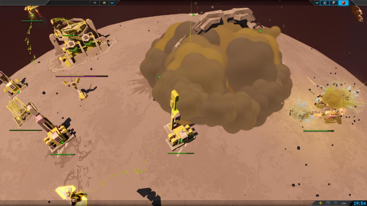[10/09/2014] Die Ansicht in Planetary Annihilation lässt sich sehr nah an das Geschehen heranzoomen, was aber taktisch unsinnig ist.