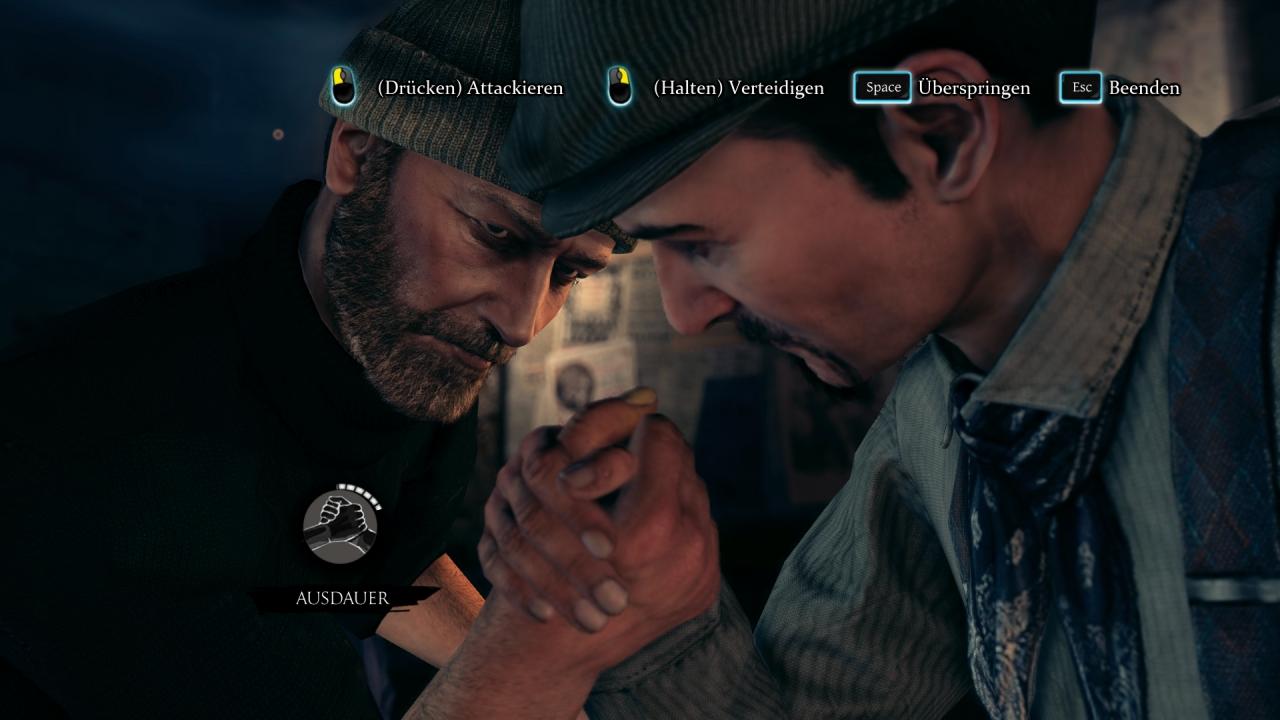 [29/09/2014] Auch dieses nervige Armdrücken-Minispiel dürfen wir ignorieren, wenn uns die Geduld verlässt. (PC)
