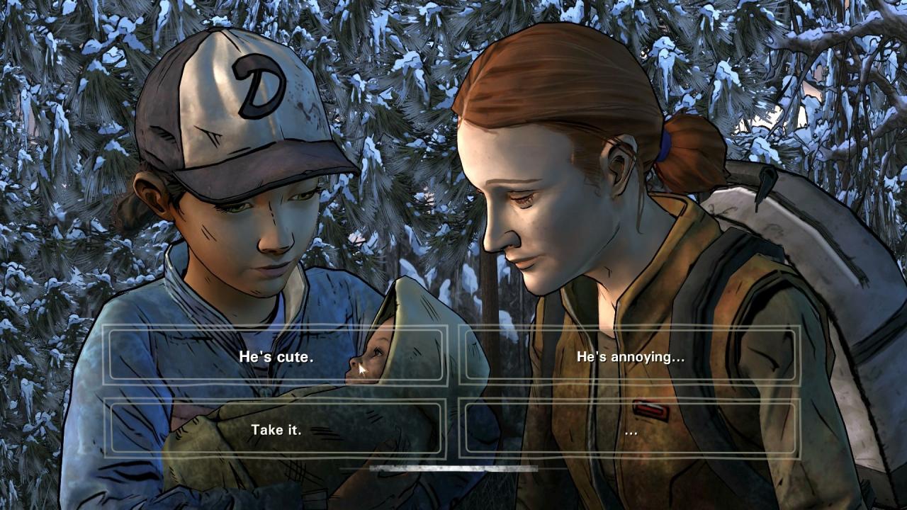 [16/09/2014] Wie Clementine mit Rebeccas Baby interagiert, könnte ein Hinweis auf die Natur der Person sein, zu der das Mädchen heranwächst.