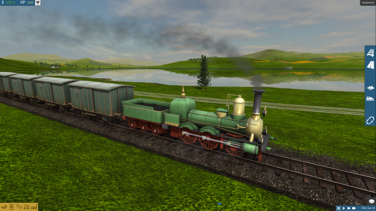 [26/09/2014] Train Fever: Szene aus der PC-Version