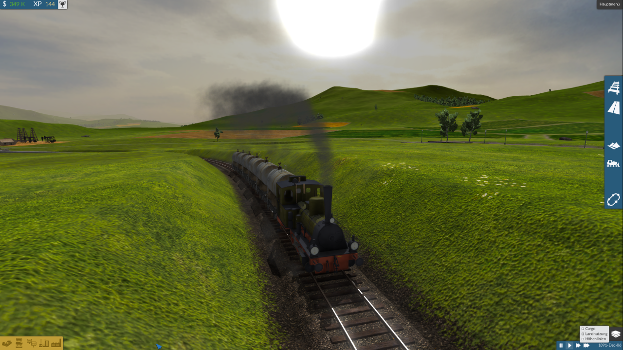 [26/09/2014] Train Fever: Szene aus der PC-Version
