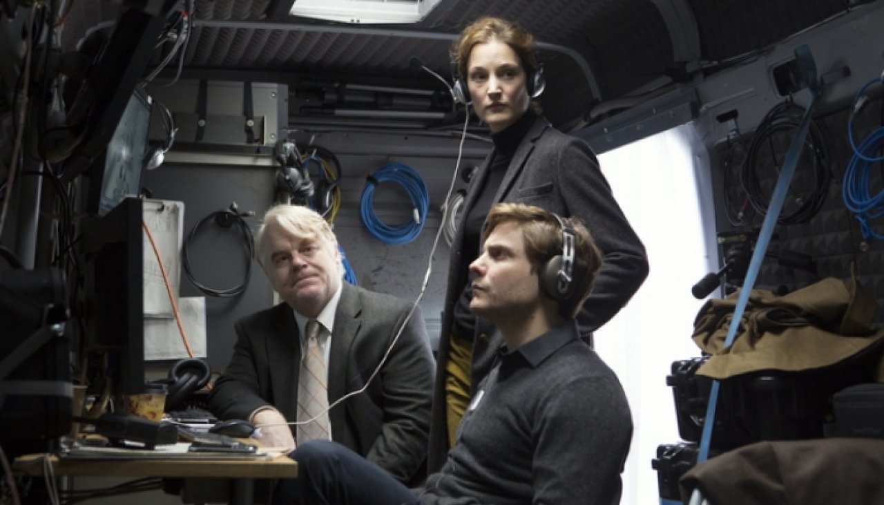 [08/09/2014] Philip Seymour Hoffman (l.) und Daniel Brühl (r.) in 