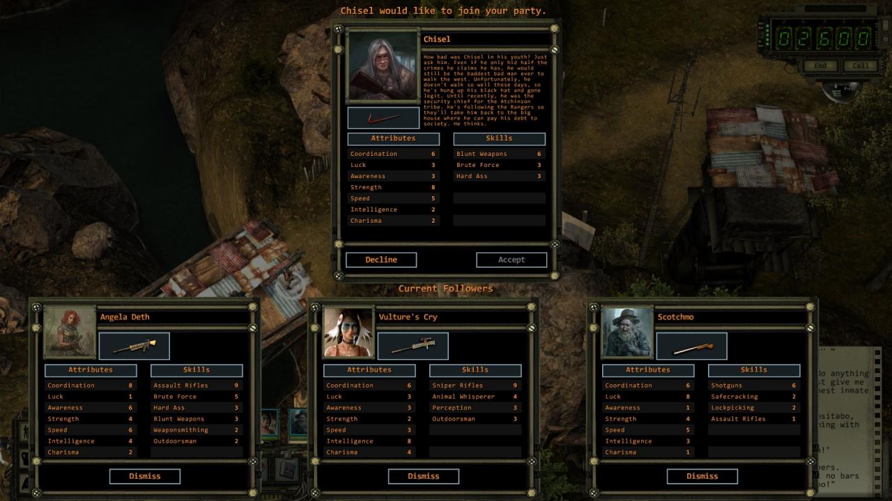 [24/09/2014] Unsere vierköpfige Ranger-Truppe dürfen wir mit bis zu drei NPCs verstärken.