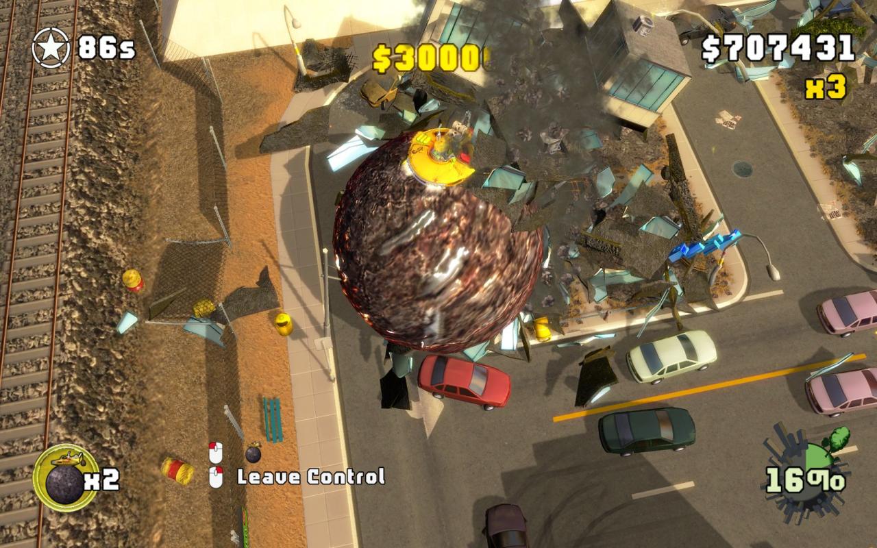 [29/09/2014] Im Action-Strategie-Game Demolition, Inc. schlüpfen wir in die Rolle von Mike, einem Außerirdischen, der wohl eine Vorliebe für Zerstörung hat. Mit seinem Ufo fliegt er über die Städte hinweg und hinterlässt nur noch Chaos. Explodierende Kühe, einstürzende Häuser und außer Kontrolle geratene Autos sind ebenfalls Teil des Plans.
