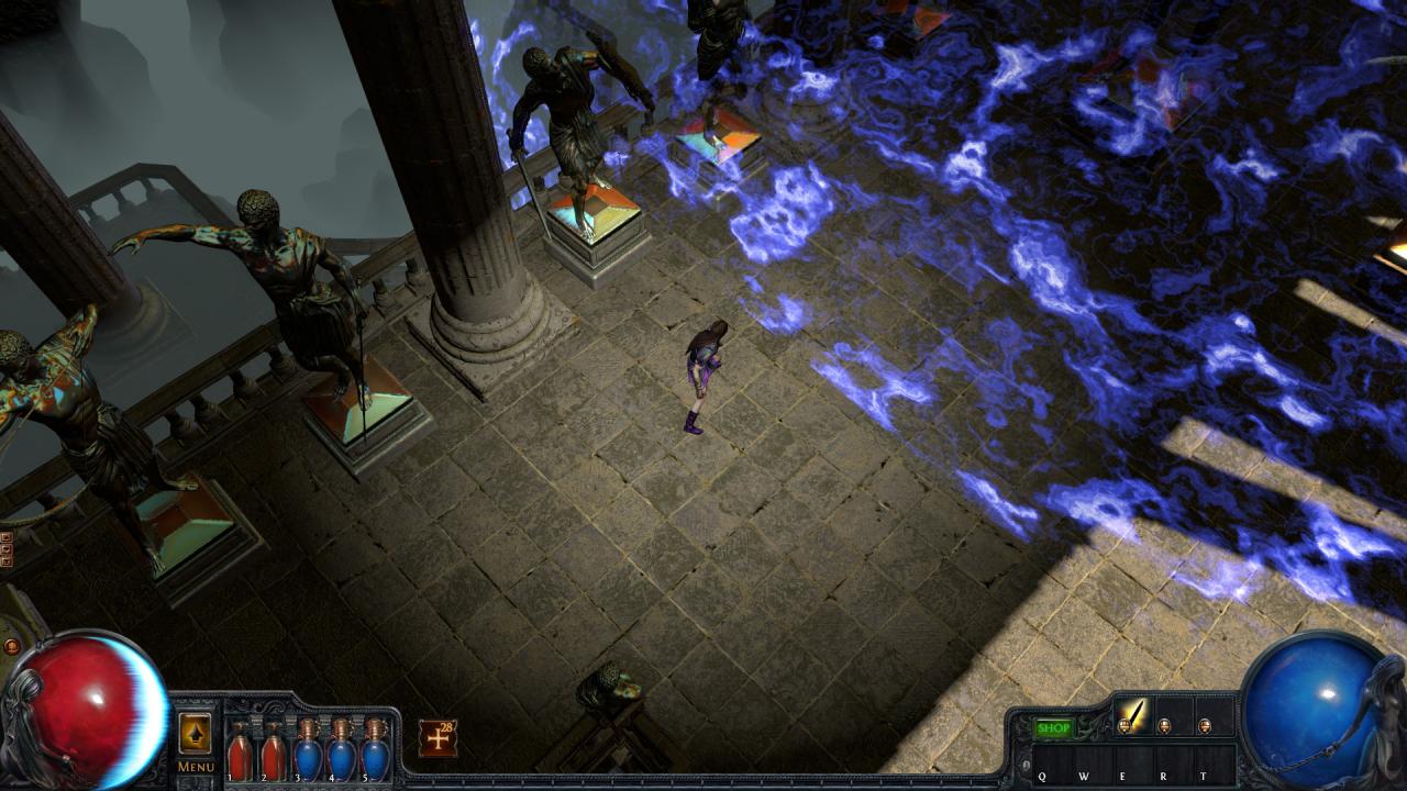 [04/09/2014] Path of Exile - Action-Rollenspieler, die Diablo 3: Reaper of Souls bereits zur Genüge gespielt haben oder sich nach etwas Abwechslung sehnen, laden sich Grinding Gears Indie-Hit herunter. Angesichts der lediglich kosmetischen Items im Ingame-Shop zählt Path of Exile noch immer zu den fairsten Vorzeige-Free2Play-Spielen.