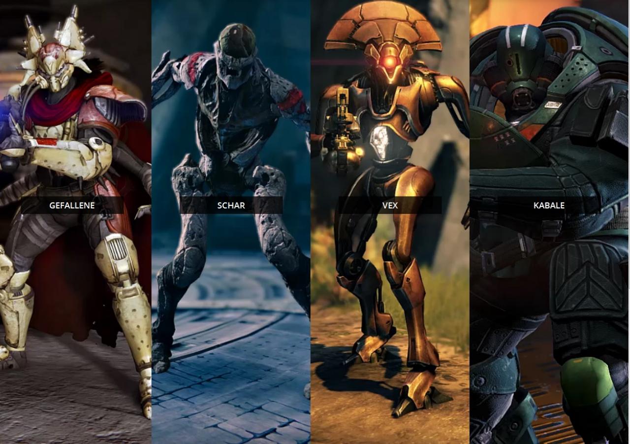 [02/09/2014] Die Gegner in Destiny.