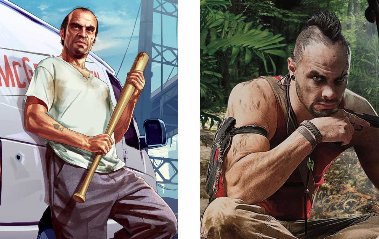 [16/09/2014] Trevor aus GTA V und Vaas aus Far Cry 3 sind beide sehr schwierige Persönlichkeiten, die von einem Moment auf den anderen ihre Stimmung wechseln können. Beide sind äußerst unberechenbar und eine Freundschaft zwischen den beiden wäre nicht nur ziemlich passend, sondern auch extrem explosiv.