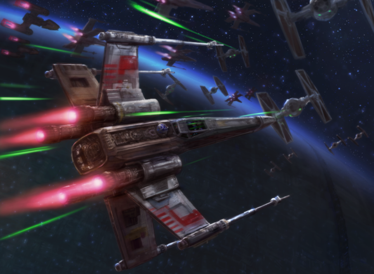 [10/09/2014] Der X-Wing aus den Star Wars-Spielen ist sowohl Fans der Spiele, als auch denen der Filme mehr als bekannt. Da würden wir uns auch selbst gerne mal hineinsetzen!