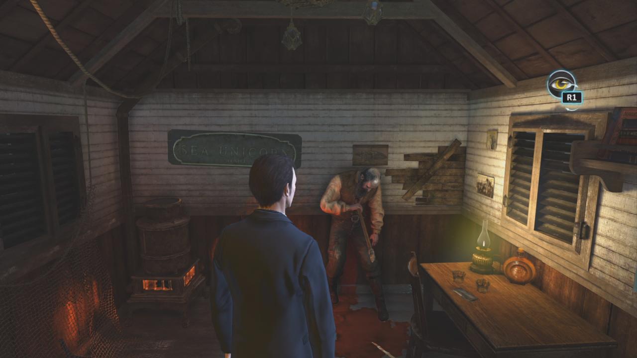 [29/09/2014] Zwar können wir auch aus der Verfolgeransicht spielen, die Ego-Perspektive ist jedoch praktischer. (PS4)