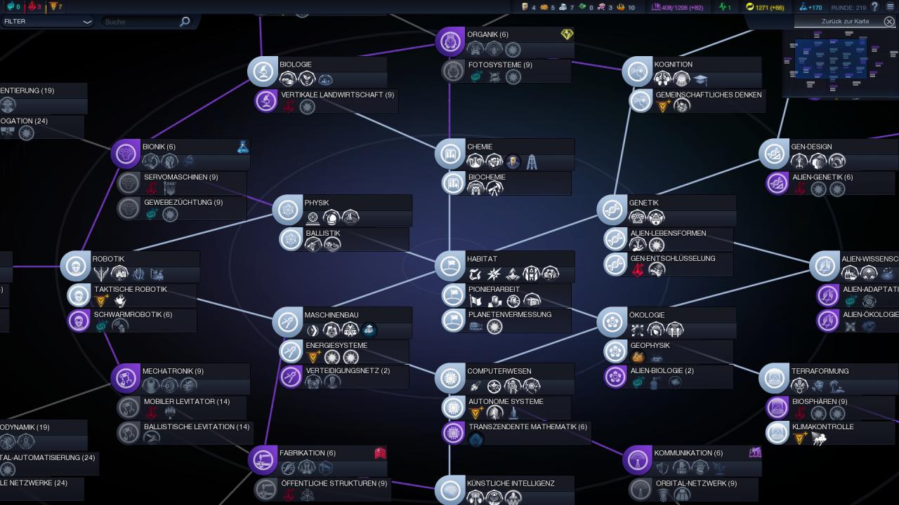[21/10/2014] Civilization: Beyond Earth - Das Technologie-Netz ist das Herzstück von Civilization: Beyond Earth. Wir können in jede beliebige Richtung forschen und unsere Zivilisation ganz nach unserem eigenen Plan technologisch voranschreiten lassen.