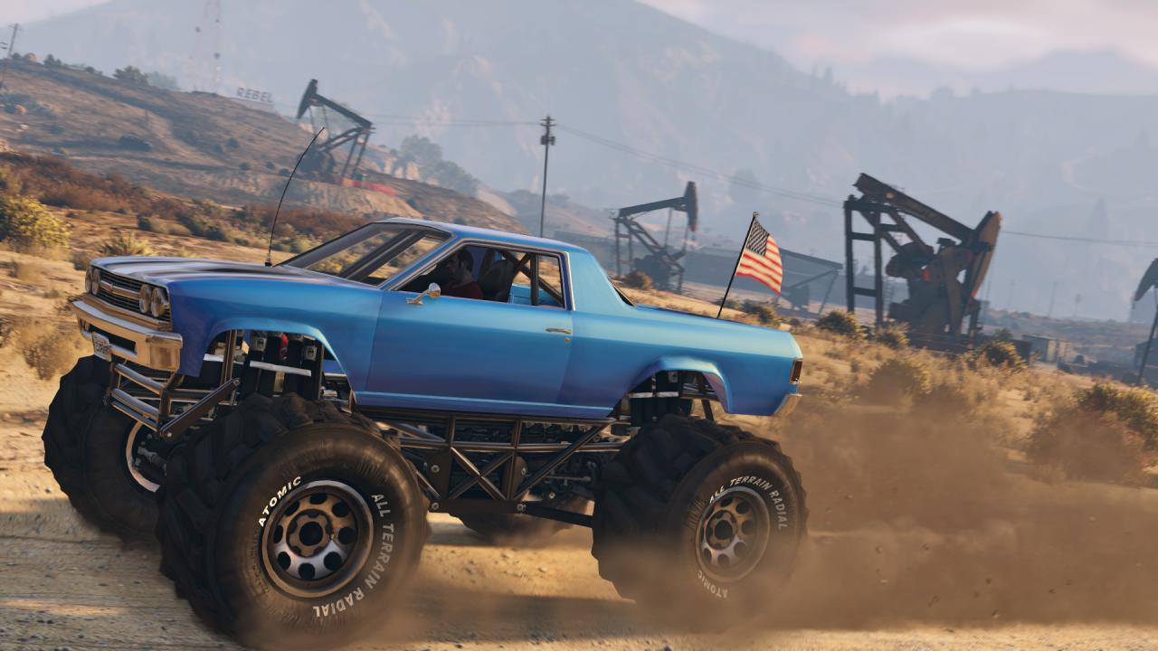 [28/10/2014] Der Cheval Marshall (im Bild) ist nur eines der Exklusivinhalte, die Käufer erhalten, die GTA 5 bereits für PS3 oder Xbox 360 besitzen.