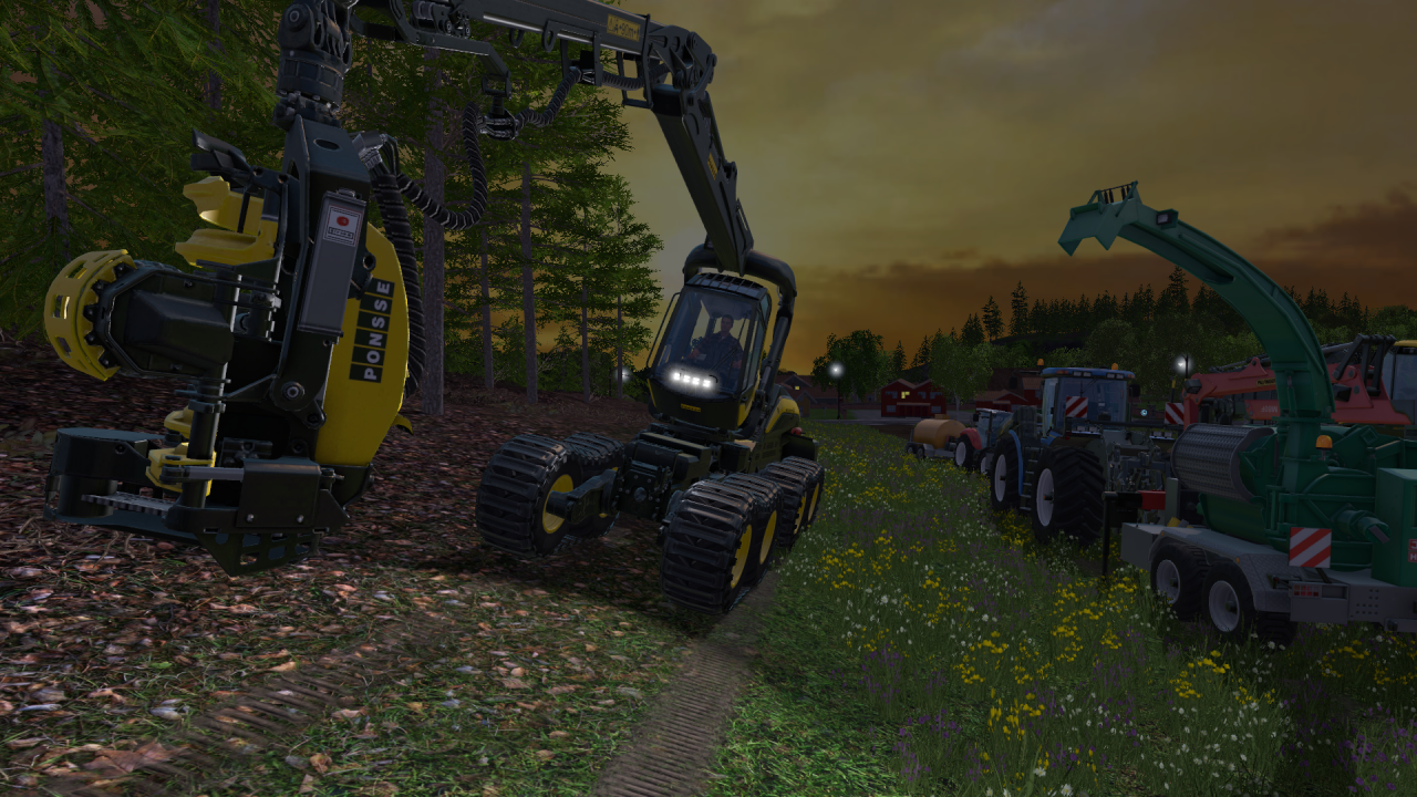 [29/10/2014] Landwirtschafts-Simulator 15: Bereit für den Einsatz im Wald.