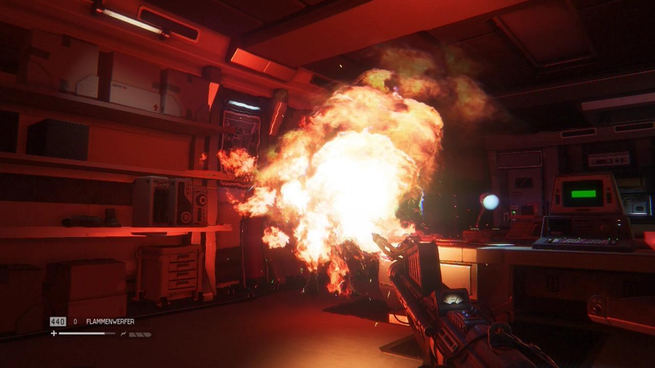 [02/10/2014] Später im Spiel findet ihr den Flammenwerfer. Nun könnt ihr das Biest wenigstens kurzzeitig verjagen.