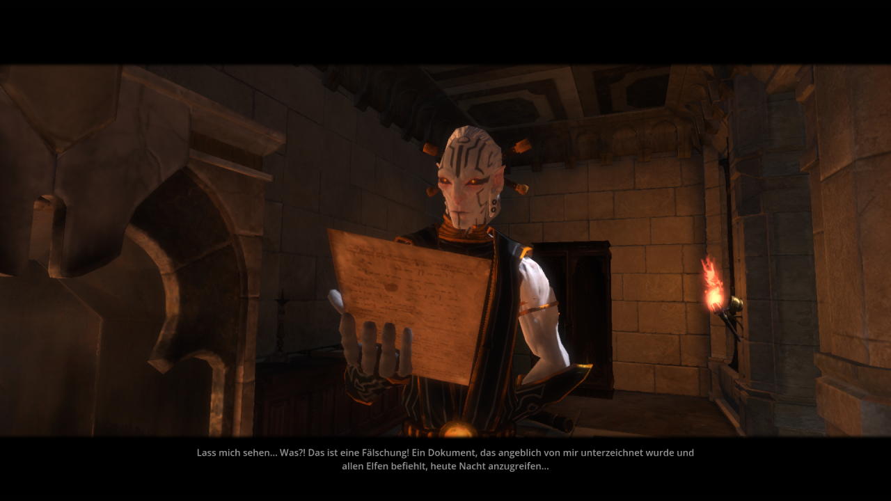[09/10/2014] Styx: Master of Shadows - Welche Rolle der hier gezeigte Elfen-Botschafter im Spiel wohl hat ... nein, wir spoilern nix.