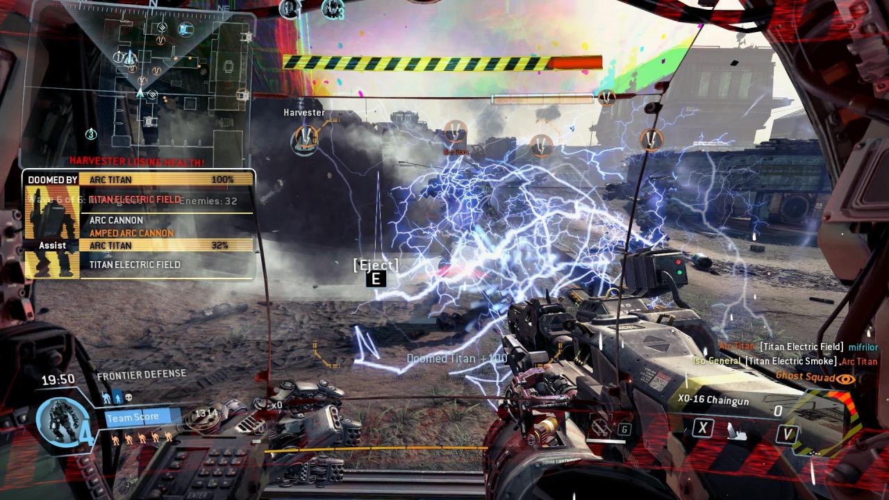Die Elektroblitze des Arc-Titans t&ouml;ten Piloten in Sekundenschnelle und st&ouml;ren das Equipement eures Titans.