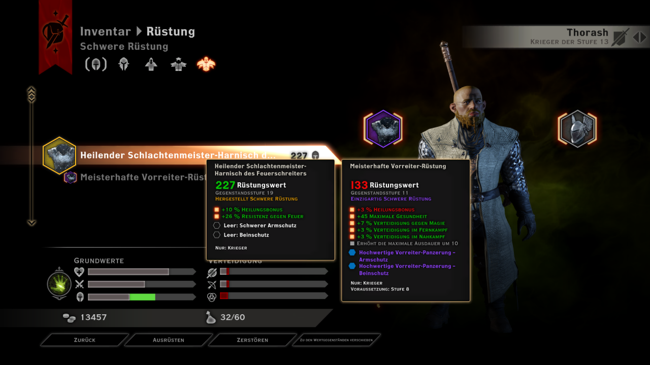 [10/11/2014] Dragon Age: Inquisition im Test - Das Crafting erlaubt, wertvolle Ausrüstung herzustellen.