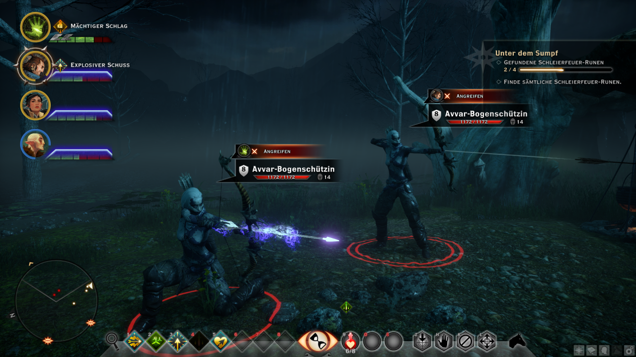 [14/11/2014] Dragon Age: Inquisition im Test - Mithilfe der Taktikkamera begutachten wir unsere Gegner.