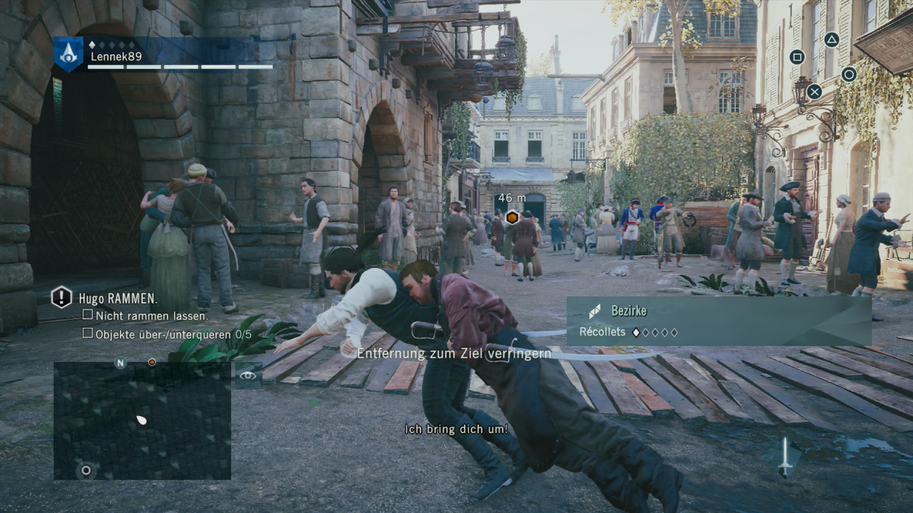 [11/11/2014] Lasst euch in der ersten Erinnerung in Assassin's Creed: Unity nicht vom Schmied rammen.