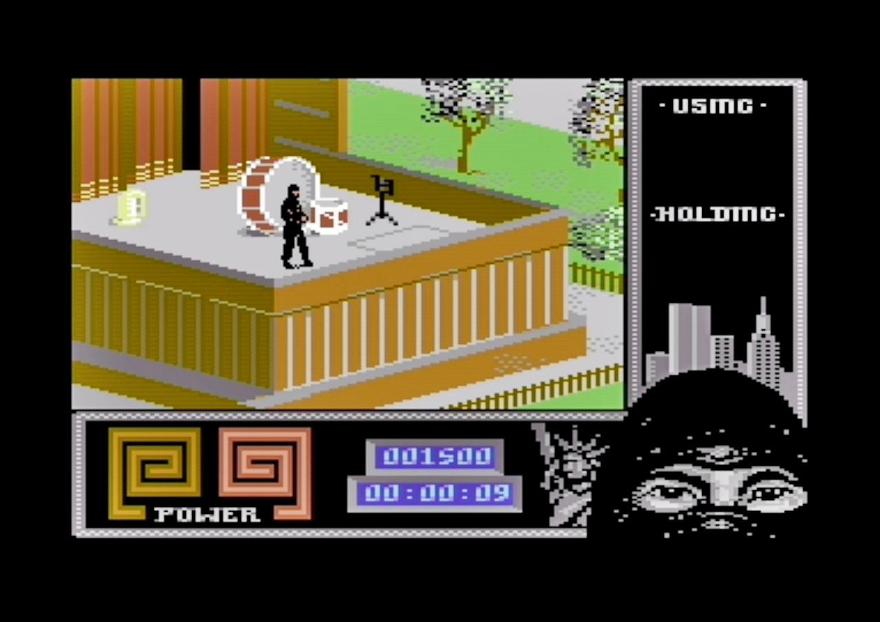 [28/11/2014] Wer auf der Suche nach komplexen Pixelhintergründen in Iso-Darstellung ist, der kramt am besten das alte Last Ninja 2 für den C64 aus der Schublade.