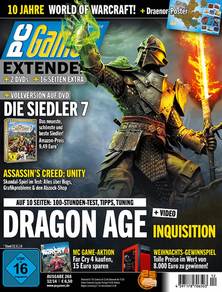 [21/11/2014] Ab sofort beim Zeitschriftenhändler: die neue PC Games 12/14!