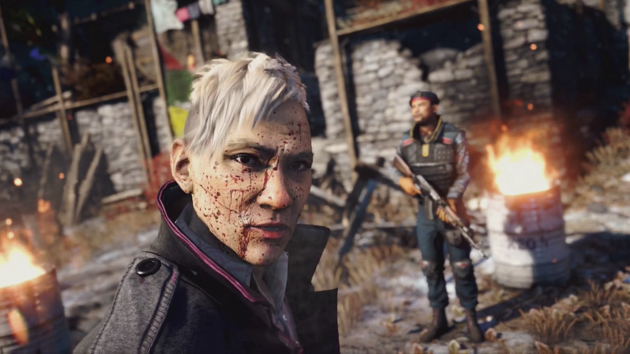 [14/11/2014] Pagan Min ist der Bösewicht von Far Cry 4. Der Schurke wirkt in den Zwischensequenzen dank der Performance-Capturing-Technik fast wie echt.