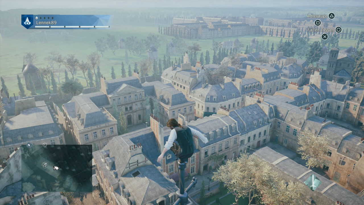 [11/11/2014] Aussichtspunkte in Assassin's Creed: Unity decken die Gebietskarte auf.