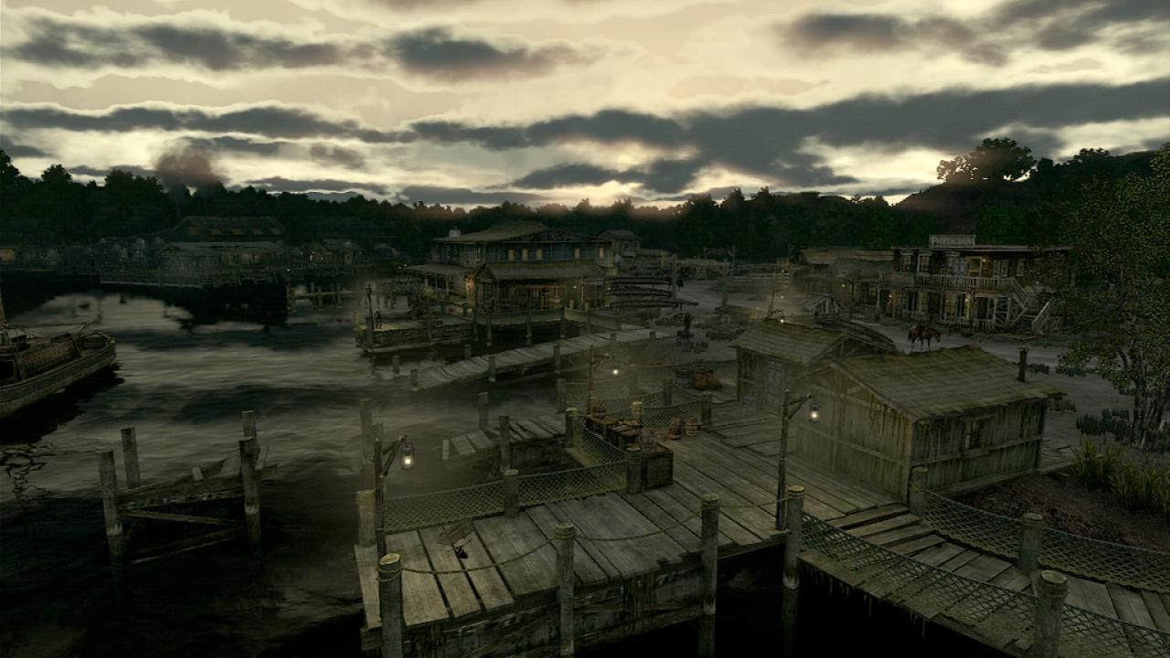 [24/11/2014] In Thieves' Landing aus Red Dead Redemption haben sich die Gangster und Gesetzlosen des Landes versammelt. Die Stadt ist zu einer einzigen Banditen-Hochburg geworden.