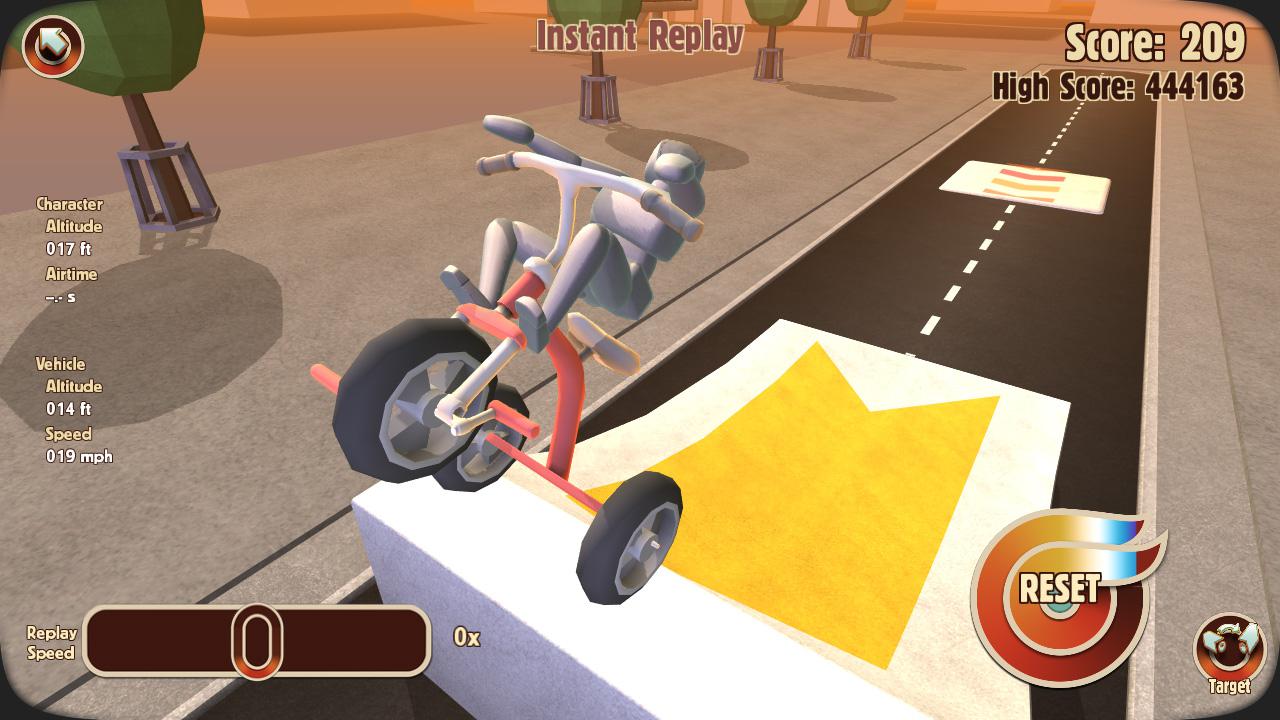 [27/11/2014] In Turbo Dismount müssen wir mit Mr. Dismount so viele Punkte wie möglich sammeln. Möglich ist das durch das Chaos, das wir mit Autos und anderen Fahrzeugen auf unserer selbsterbauten Strecke verursachen.