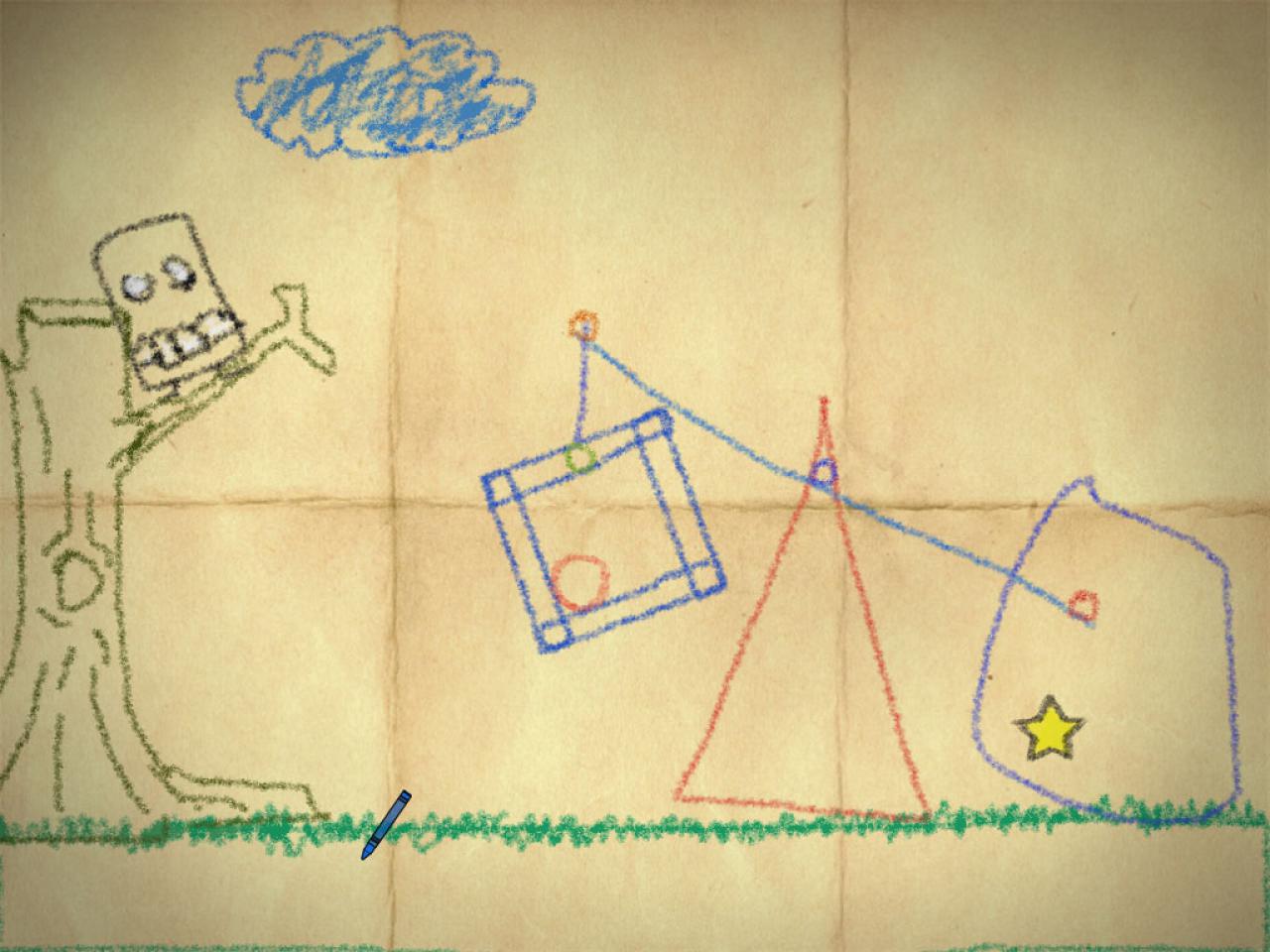 [27/11/2014] Im 2D-Puzzler Crayon Physics müssen wir nur mithilfe unserer künstlerischen Fähigkeiten Rätsel lösen. Dafür benötigen wir gezeichnete Objekte und natürlich ihr physikalisches Verhalten.