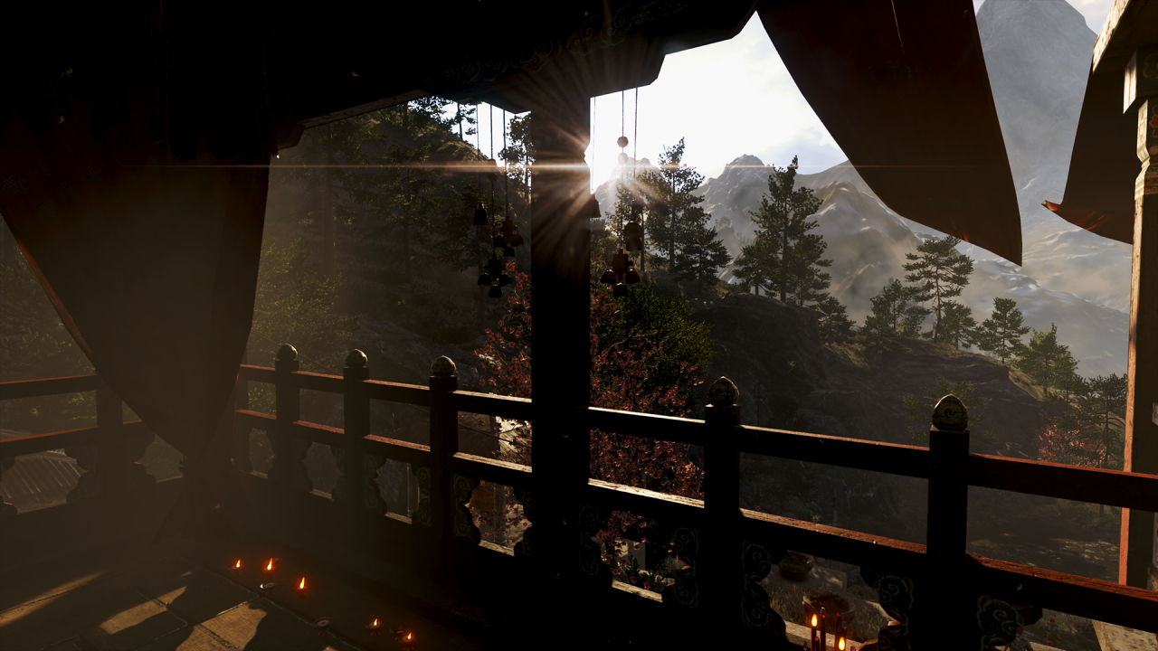 [18/11/2014] Far Cry 4 - Wartet ihr zu Beginn des Spiels bei eurem Dinner mit Antagonist Pagan Min rund 15 Minuten, bis dieser mit dem Verhör fertig ist, bringt dieser euch zu einem Schrein um die Urne eurer Mutter beizulegen. Anschließend lädt er euch dazu ein, mit Waffen ordentlich rumzuballern, während 