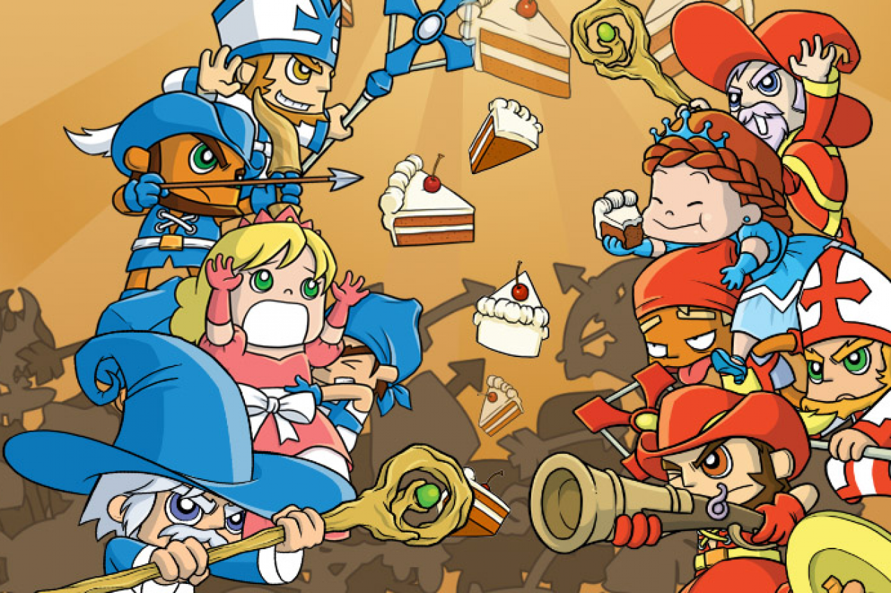 [26/11/2014] Die Fat Princess aus dem gleichnamigen Spiel amüsiert uns mit ihrer unglaublichen Lust auf Kuchen. Im Game selbst müssen wir sie mit der süßen Versuchung füttern, damit unsere Feinde sie nicht mehr aus dem unserem Schloss entführen können.