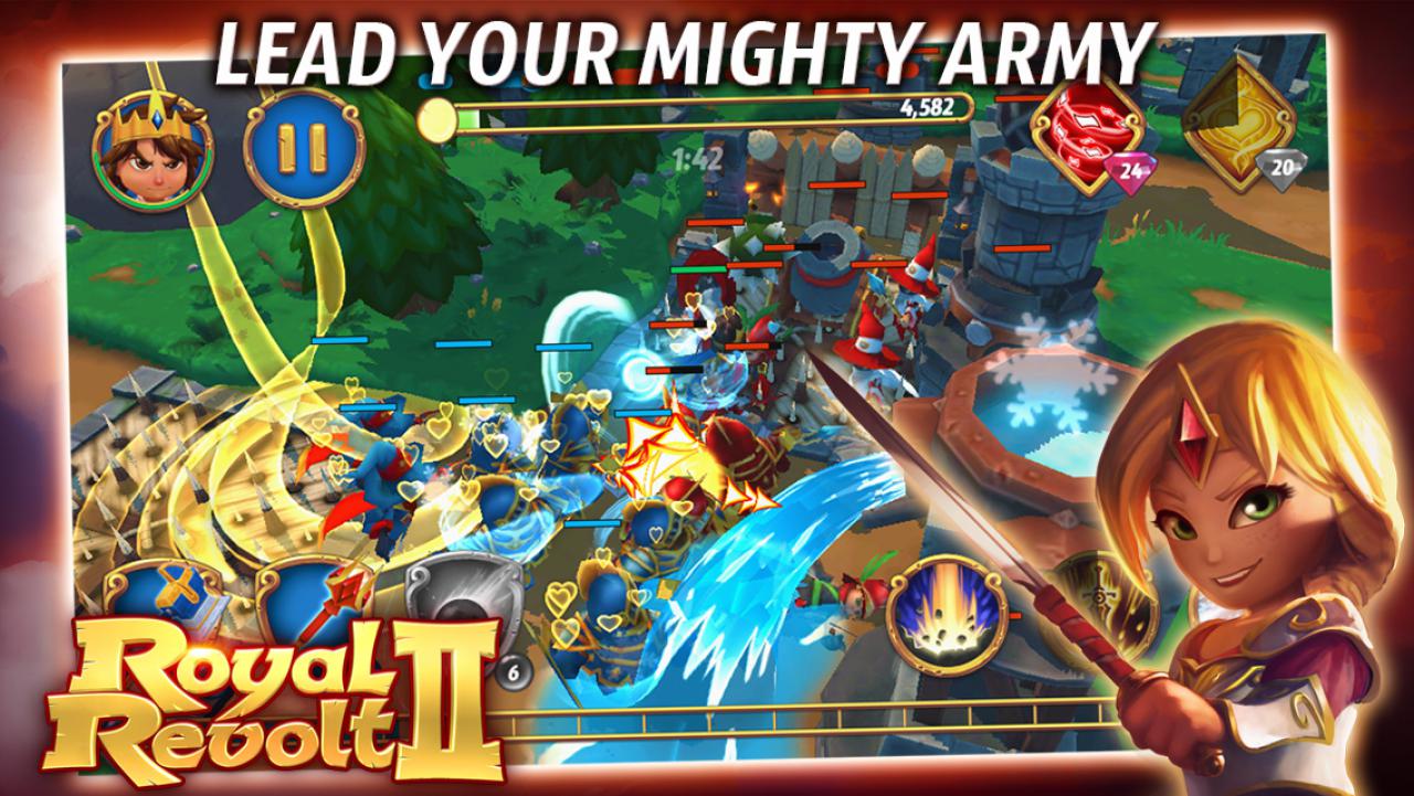 [11/12/2014] Royal Revolt 2 - Bilder aus dem Reverse Tower Defense-Spiel (1)