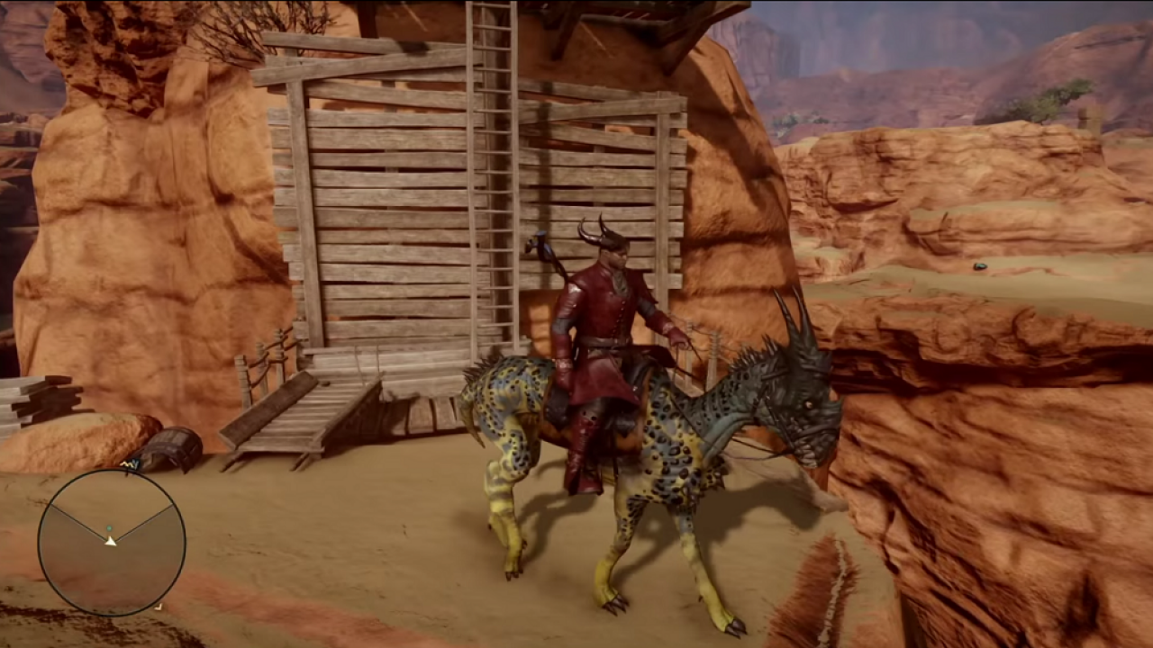 [02/12/2014] Auch in Dragon Age: Inqusition müssen wir es nicht bei einem einfachen Pferd belassen. Ein Dracolisk können wir beispielsweise erst spät unser Eigen nennen - nämlich dann, wenn wir unseren ersten Drachen getötet haben.