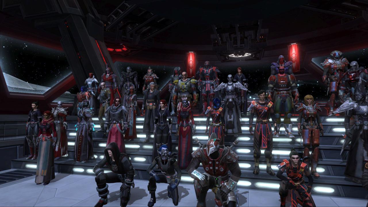 [05/12/2014] Versammlung der Gilde einige Wochen nach dem Release von Star Wars: The Old Republic.