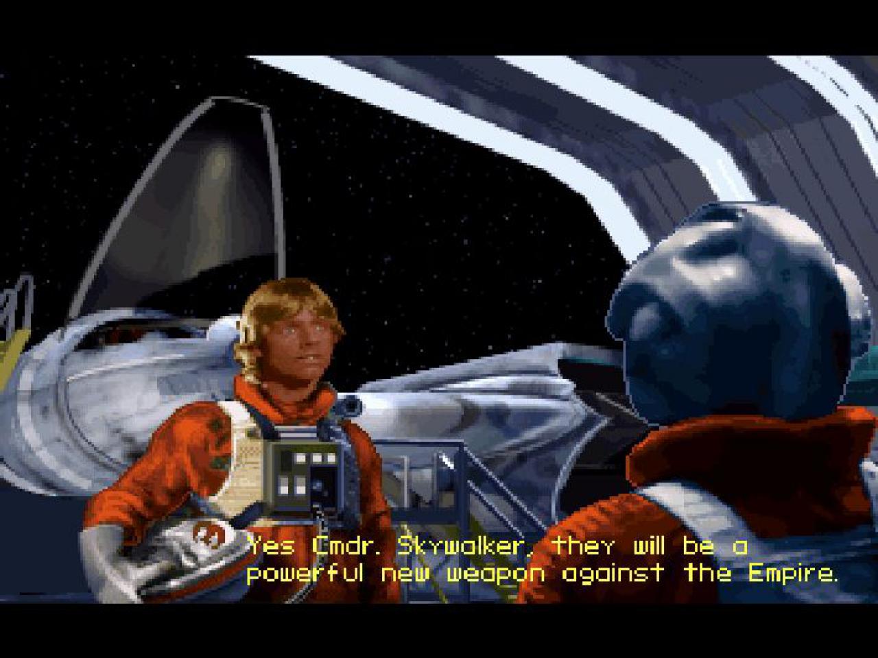 [19/12/2014] Präsentationskrieg der Sterne: Bei X-Wing schaute noch ein gemalter Luke Skywalker vorbei.