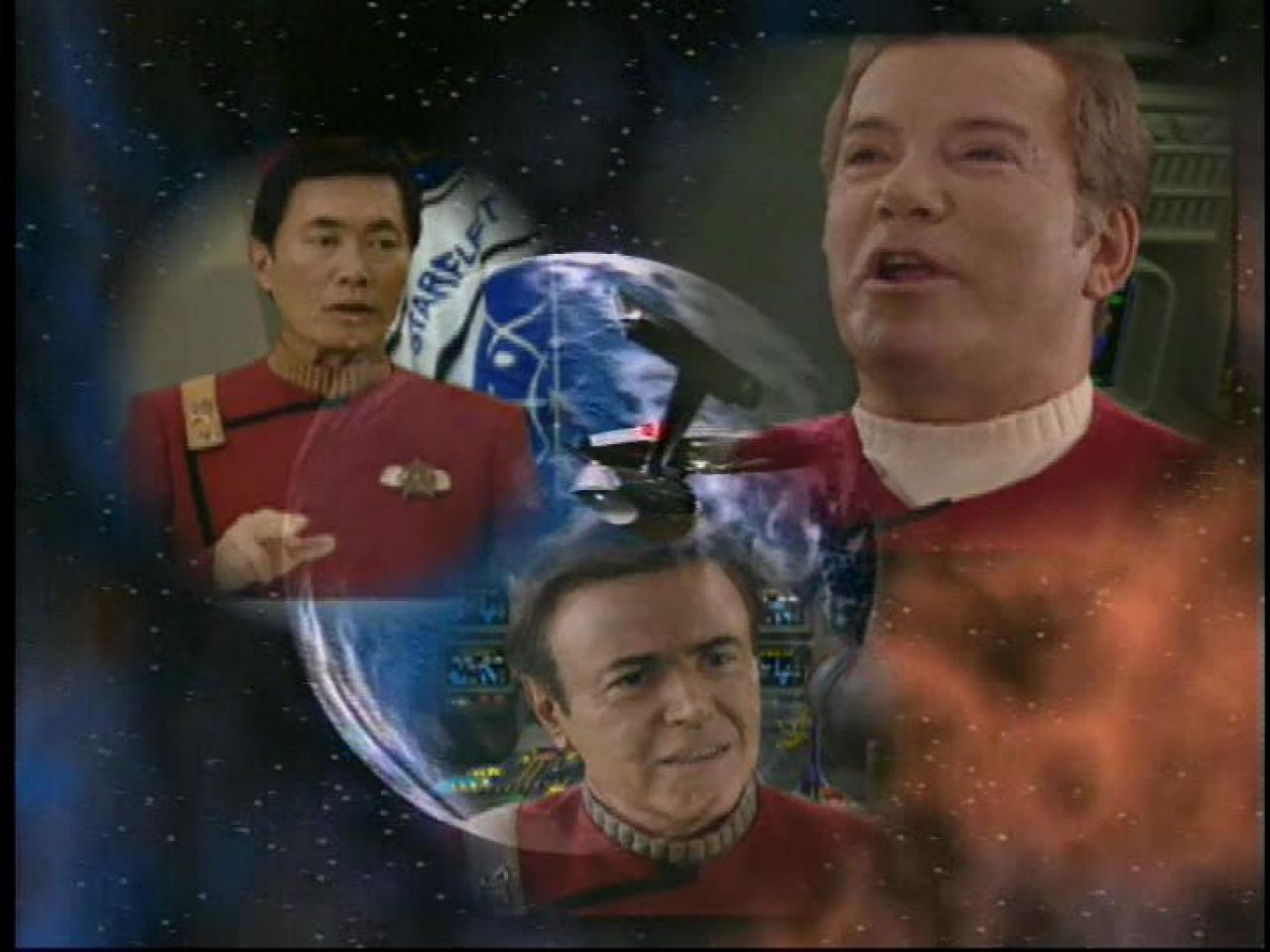 [19/12/2014] Auch die alte Garde von der Enterprise zog vor die Multimedia-Kameras: Die Herren Shatner, Koening und Takei ließen sich an Interplays Starfleet Academy blicken.