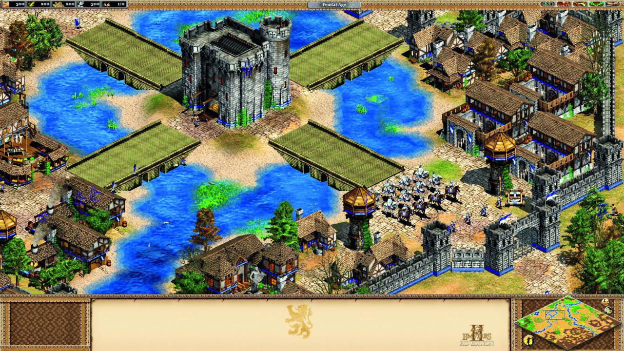 [08/12/2014] Im März 2013 kehrte Age of Empires auf die PCs zurück, jedoch nicht mit einem neuen Teil, sondern mit einer HD-Auflage der zweiten Auskopplung. Dieses bietet denselben Umfang wie das OriginalSpiel aus dem Jahr 1999, lediglich ein LAN-Modus ist nicht mehr vorhanden.