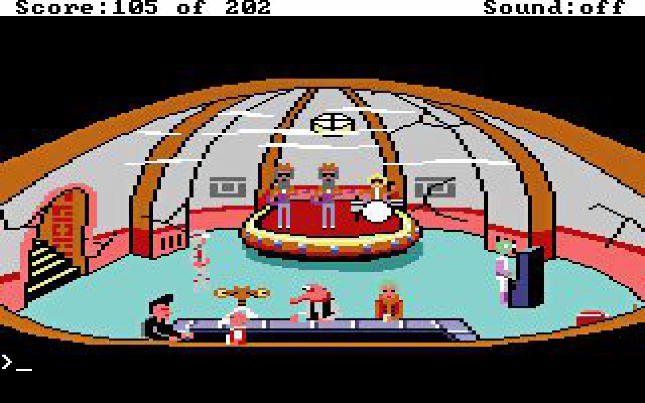 [03/12/2014] Die Bar in Space Quest 1 erinnerte stark an die Mos Eisley Cantina aus Star Wars.