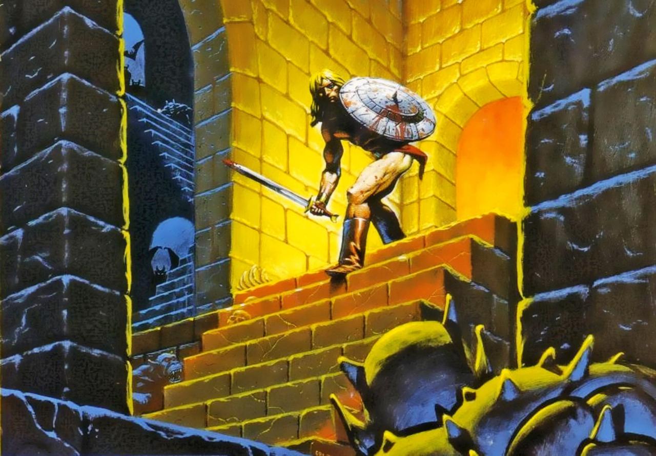 [03/12/2014] Das Artwork von Ultima Underworld fängt die düstere Atmosphäre des Spiels hervorragend ein.