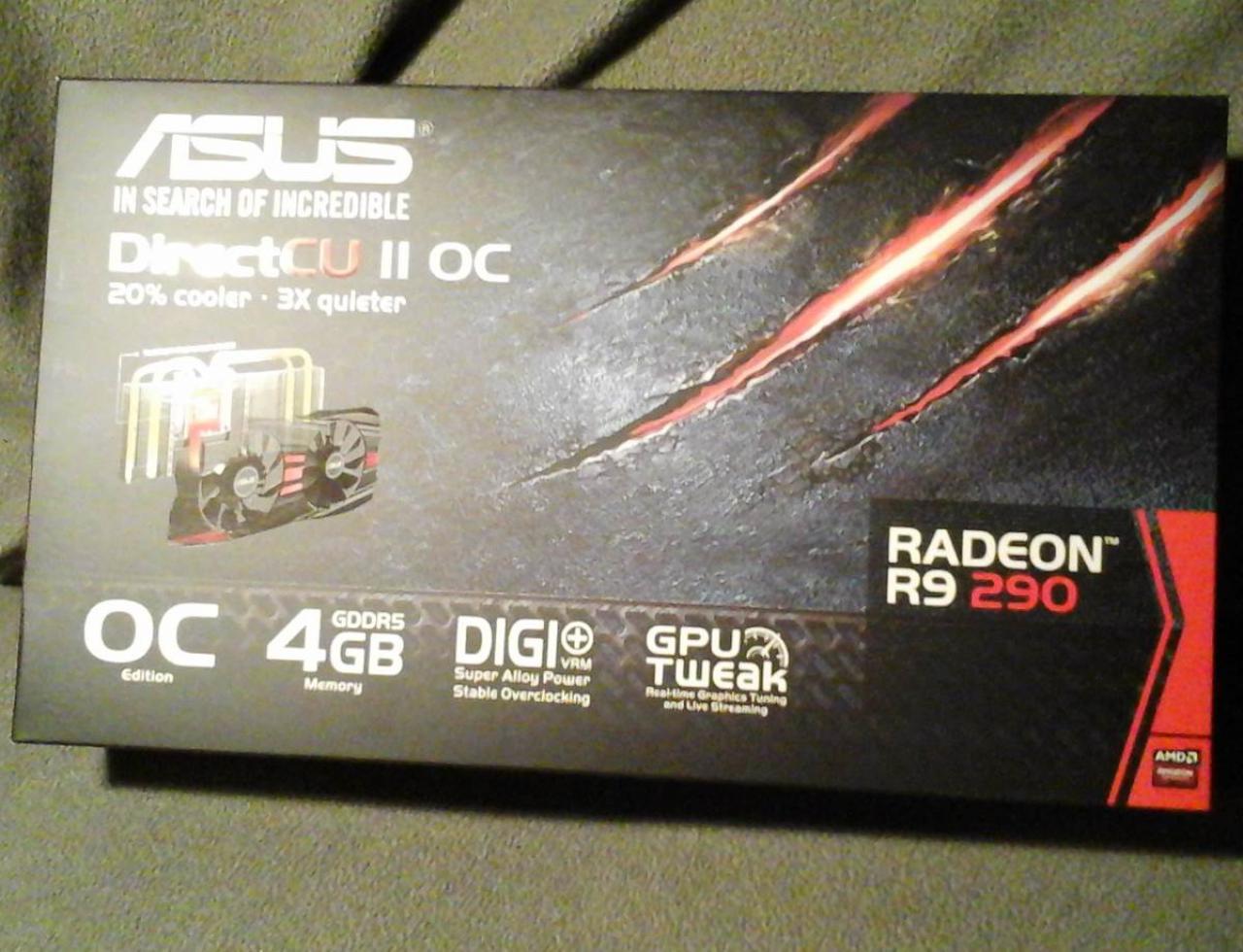 [02/01/2015] Asus R9290-DC2OC-4GD5: Verpackung