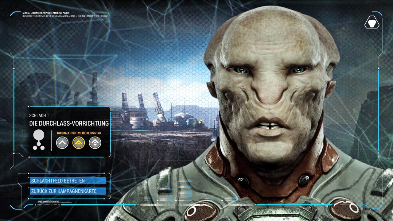 [21/01/2015] Auch die Beta-Aliens zeigen in den vollvertonten Einsatzbesprechungen fein animierte Gesichtszüge.