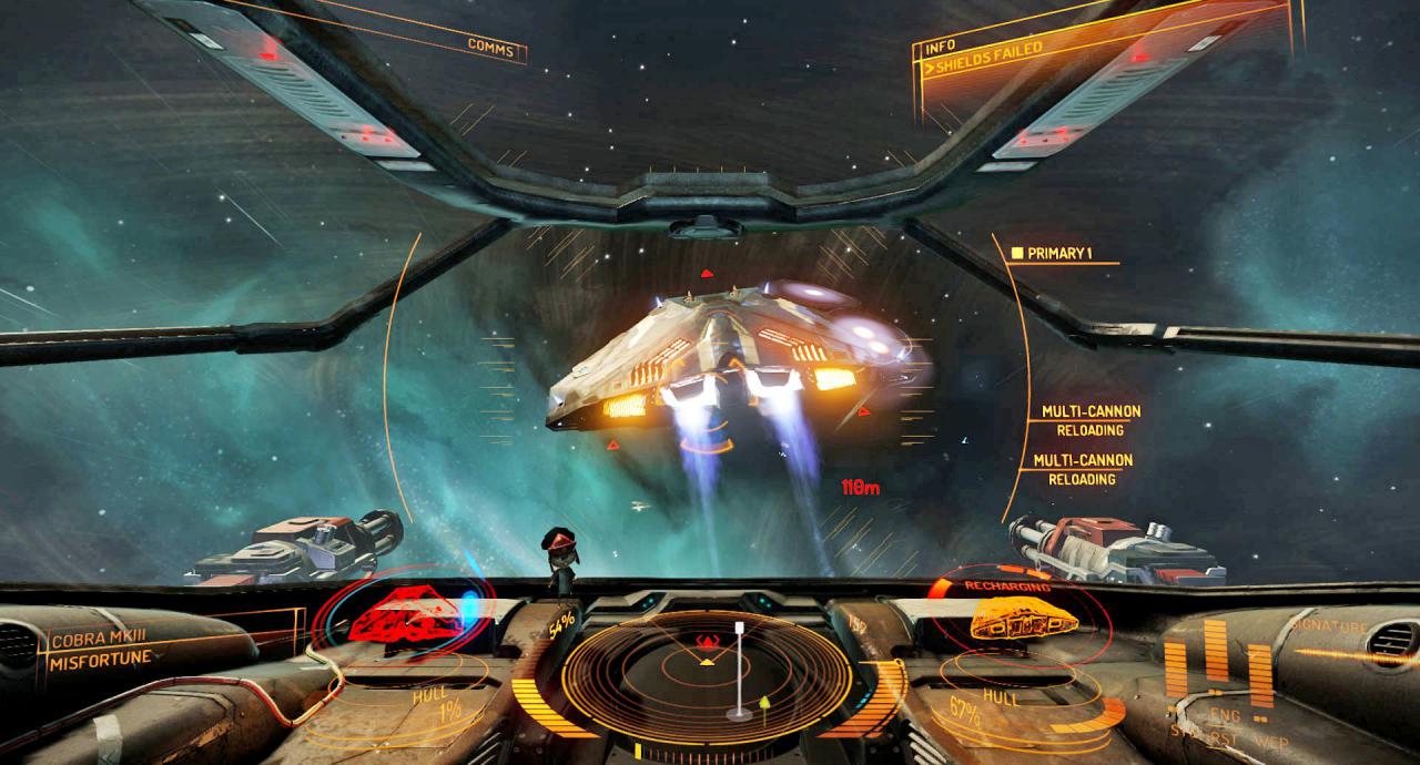 [27/01/2015] Der aktuelle Nachfolger Elite Dangerous sieht da schon deutlich moderner aus.