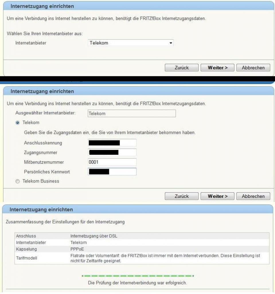 [05/02/2015] FritzBox 7360: Internetzugang einrichten
